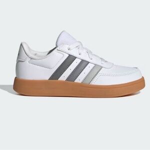 Adidas Breaknet Lifestyle Court Lace Shoes Cloud White / Grey Four / Gum 4 1/2